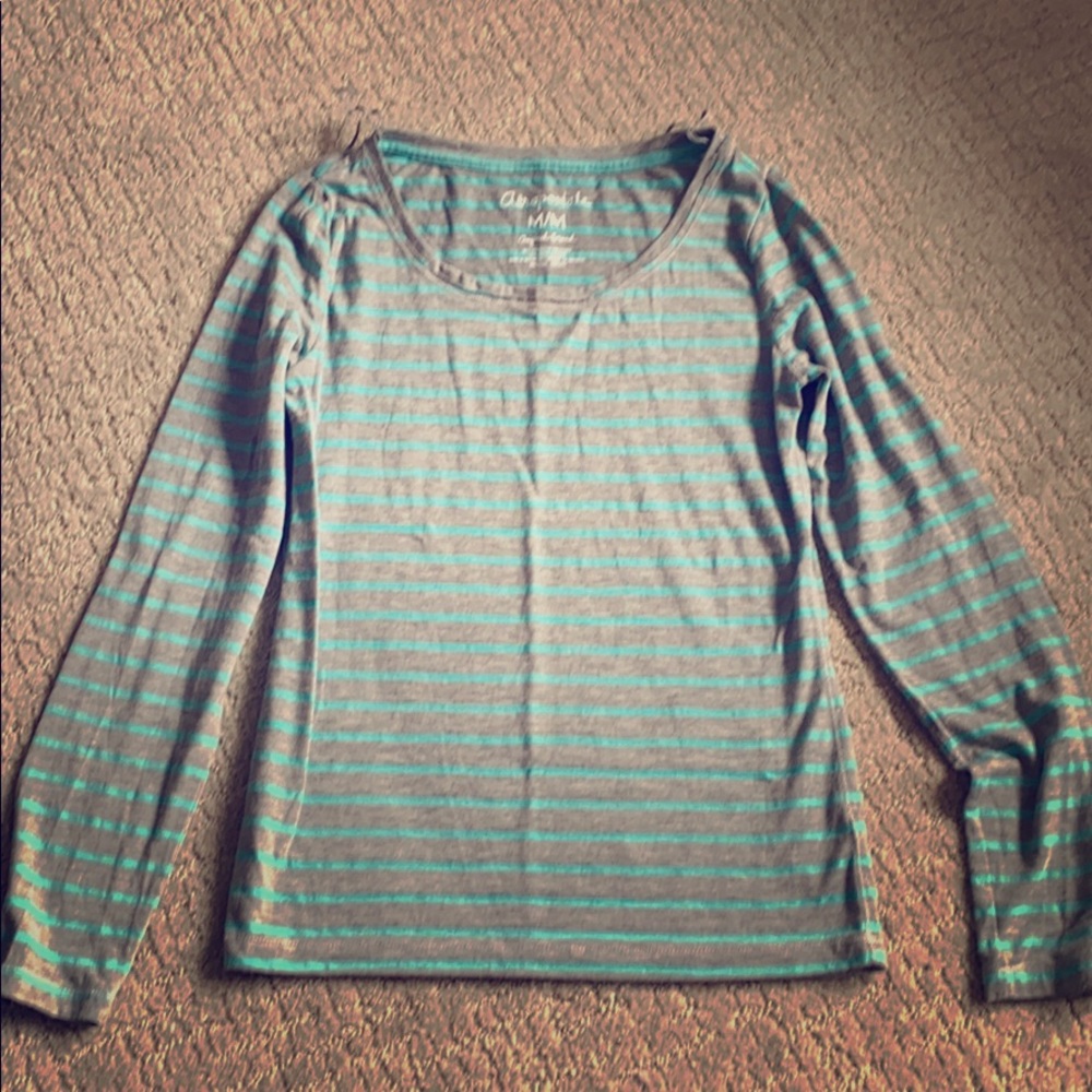 Striped long sleeve shirt